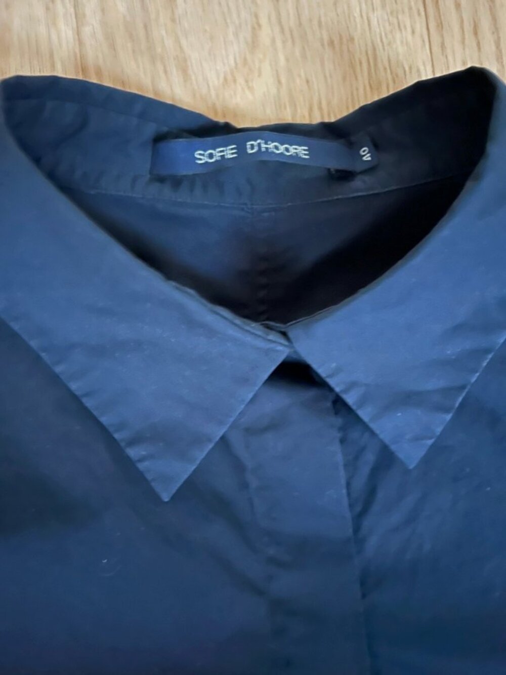 sophie d'hoore dress shirt dark blue size 40